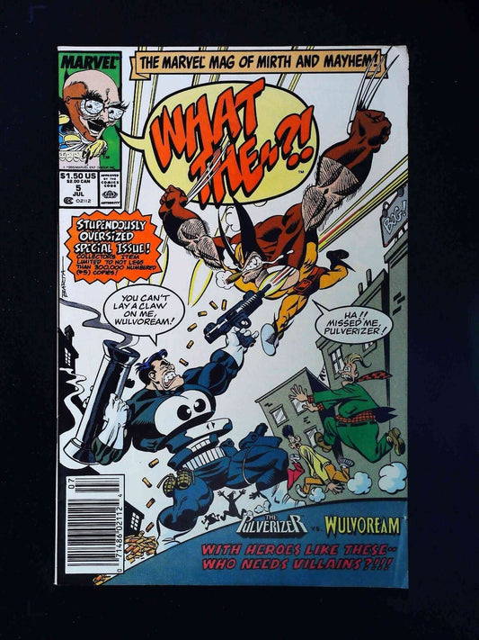 What The ___?! #5  Marvel Comics 1989 Vf- Newsstand