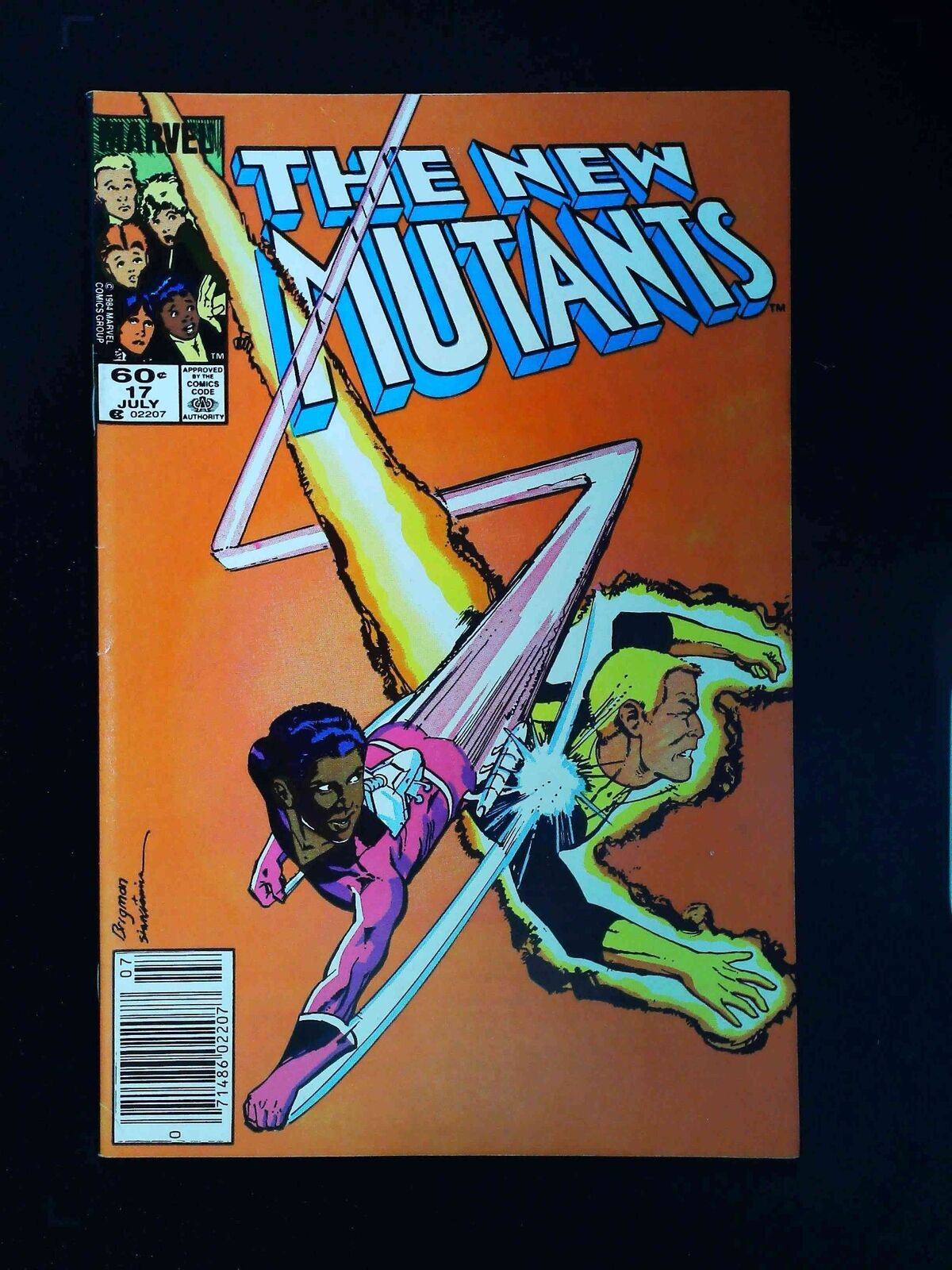 New Mutants #17  Marvel Comics 1984 Vf+ Newsstand