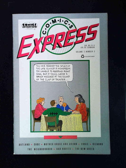 Comics Express #3 Vol. 2 Comics Interview Comics 1990 Vf+