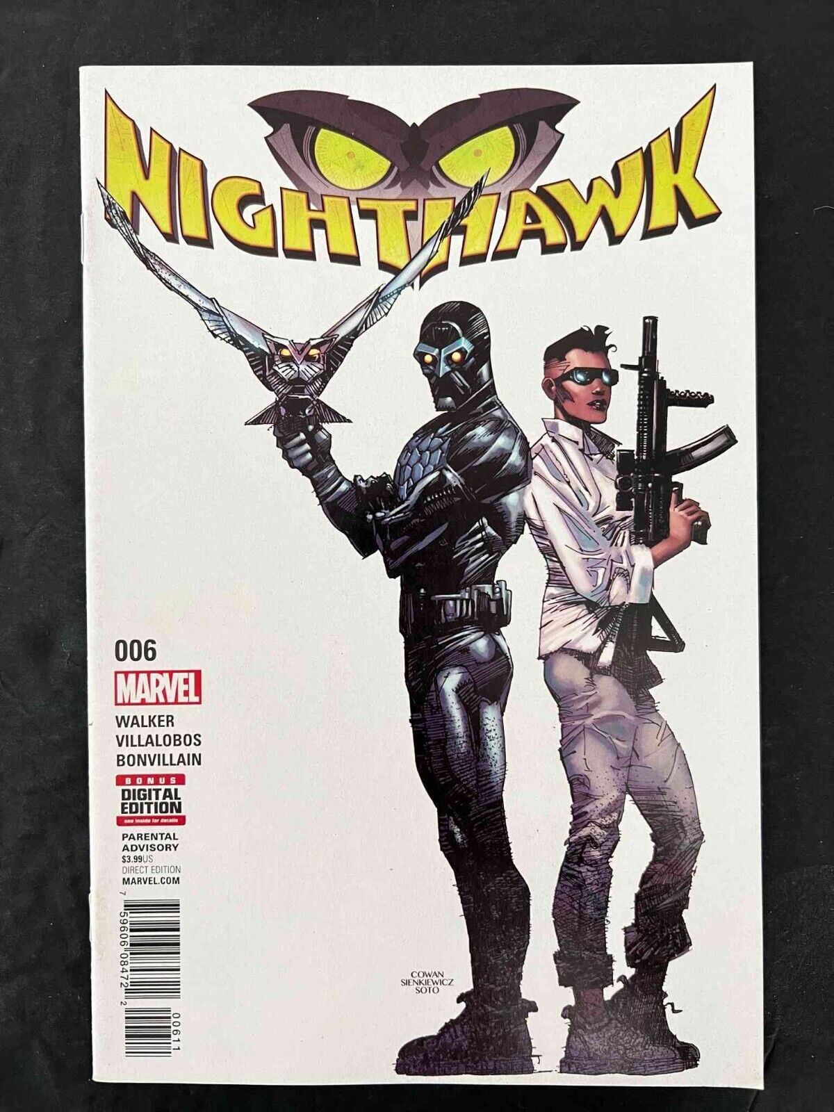 Nighthawk Full Set #1,2,3,4,5,6 Marvel Comics 2016 Vf/Nm