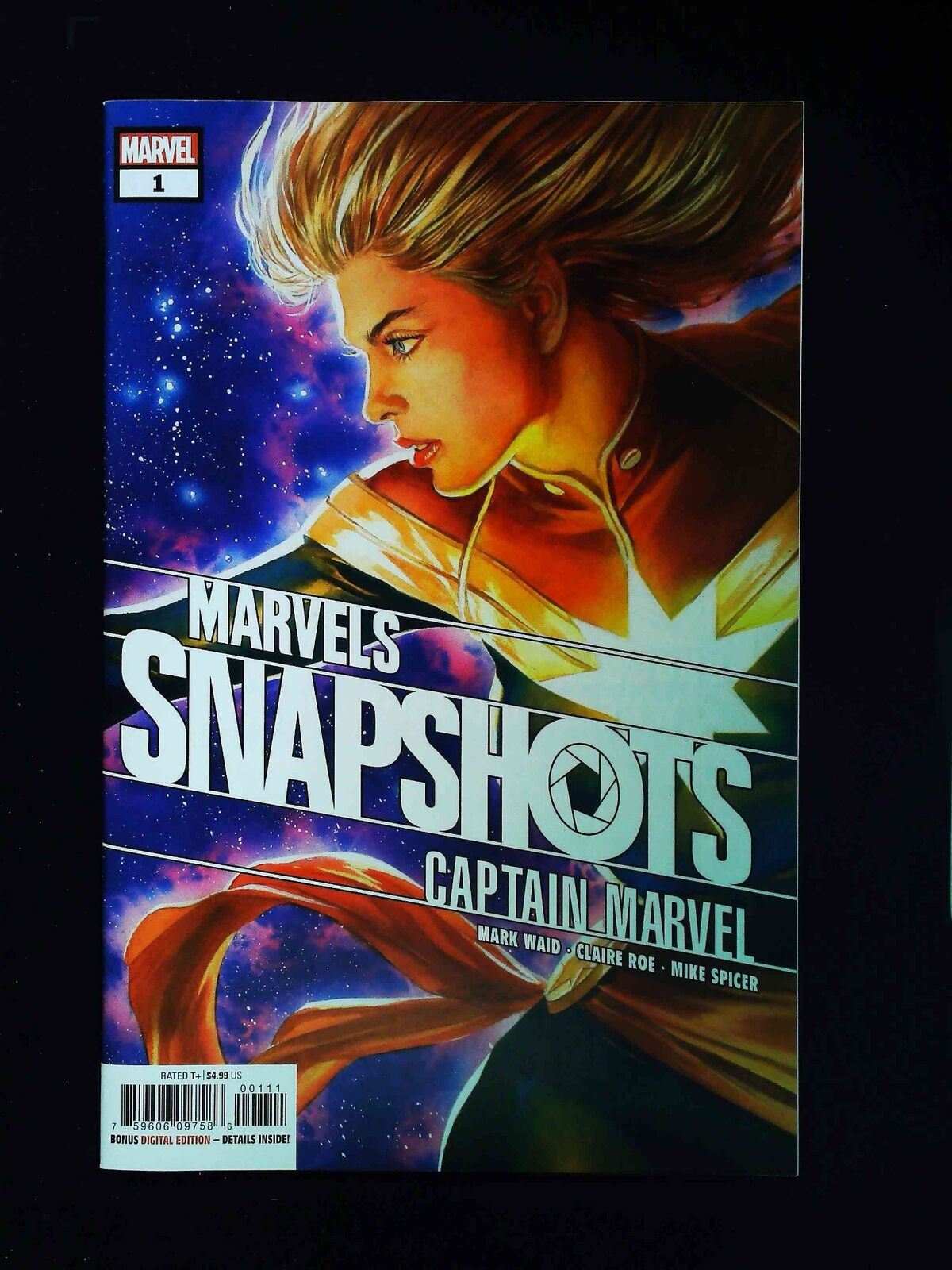 Marvel Snapshots Captain Marvel #1  Marvel Comics 2021 Vf/Nm