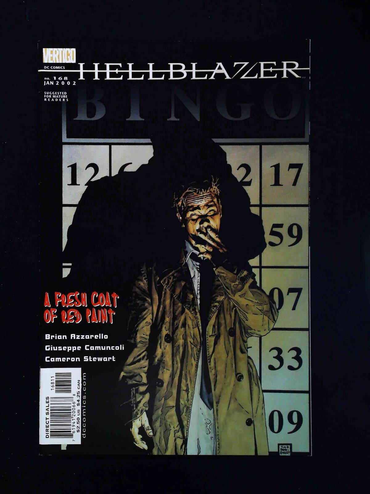 Hellblazer #168  Dc/Vertigo Comics 2002 Vf+