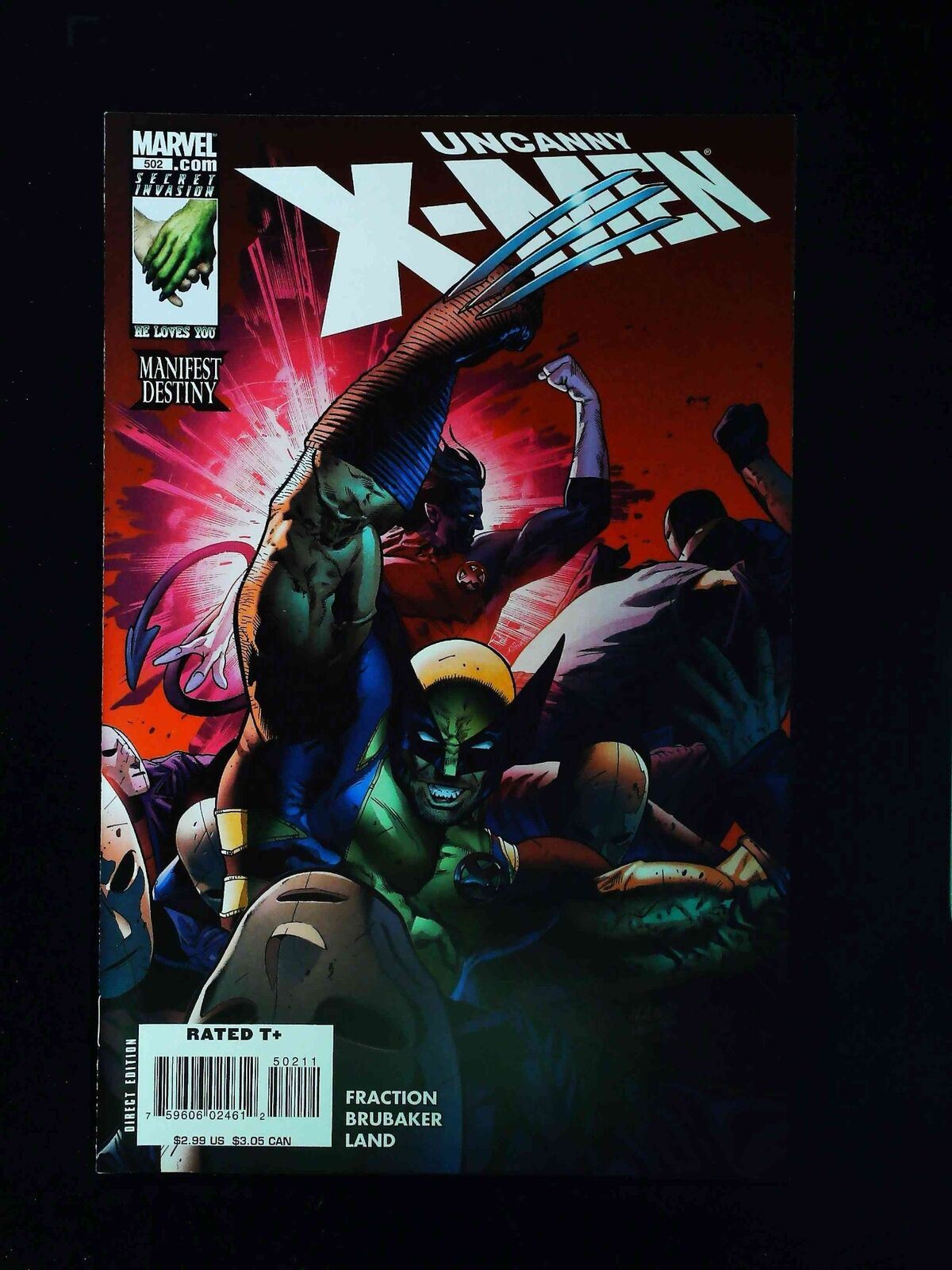 Uncanny X-Men #502  Marvel Comics 2008 Nm-