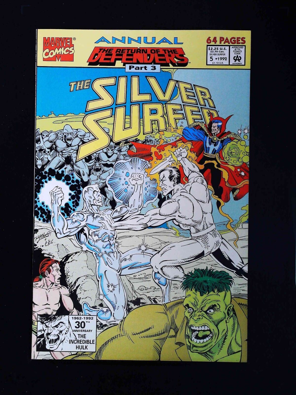 Silver Surfer Annual  #5 (2Nd Series) Marvel Comics 1992 Nm