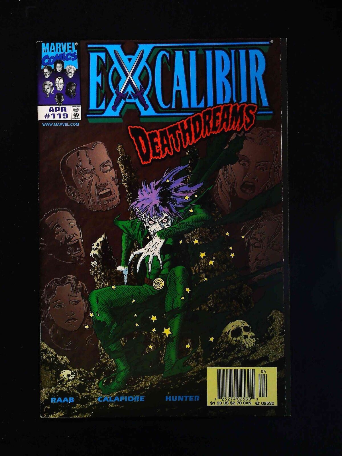 Excalibur #119  Marvel Comics 1998 Vf+ Newsstand