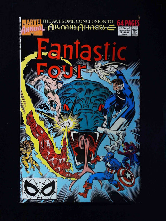 Fantastic Four Annual #22  Marvel Comics 1989 Vf/Nm