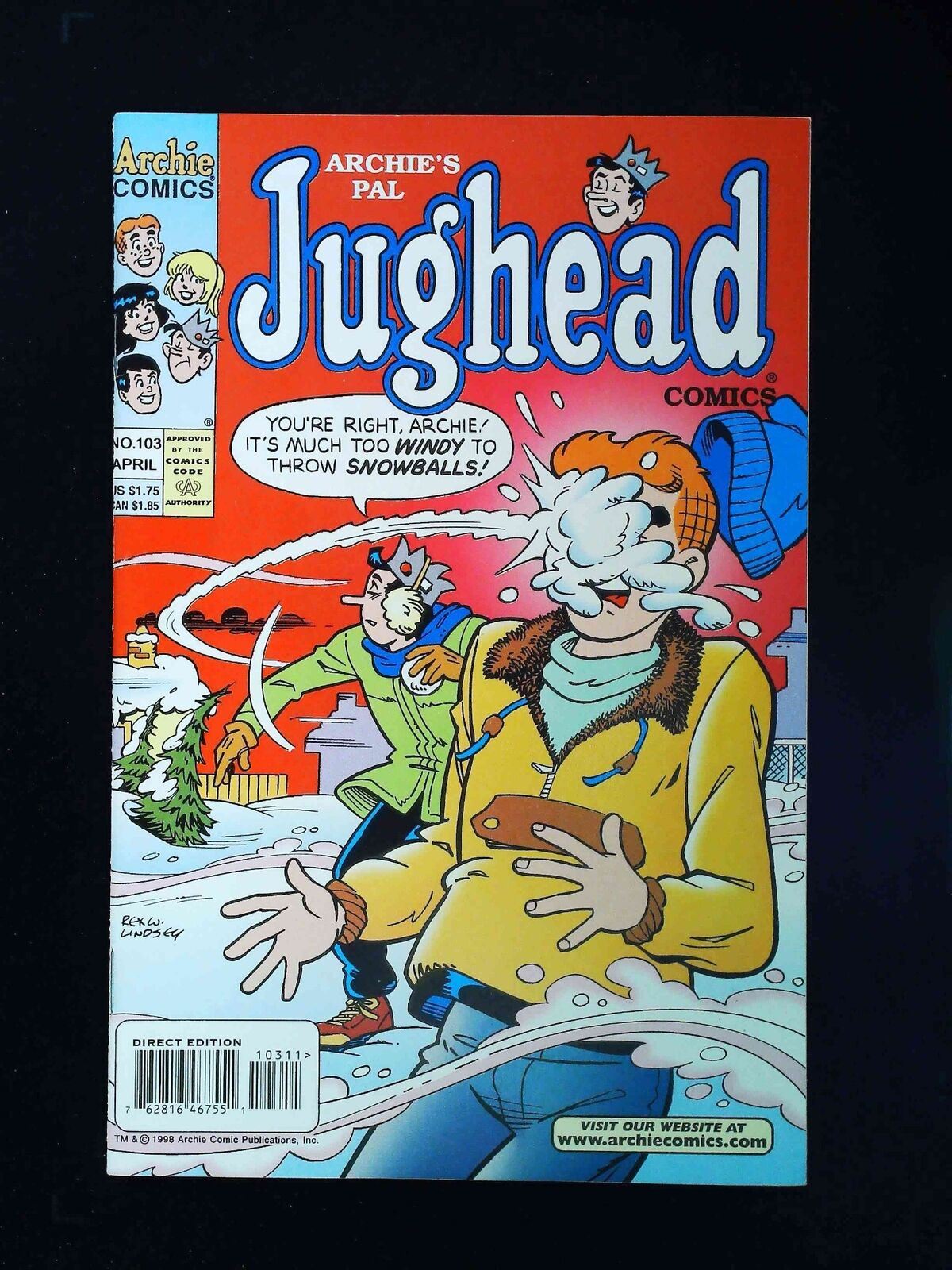 Jughead #103 (2Nd Series) Archie Comics 1998 Vf/Nm