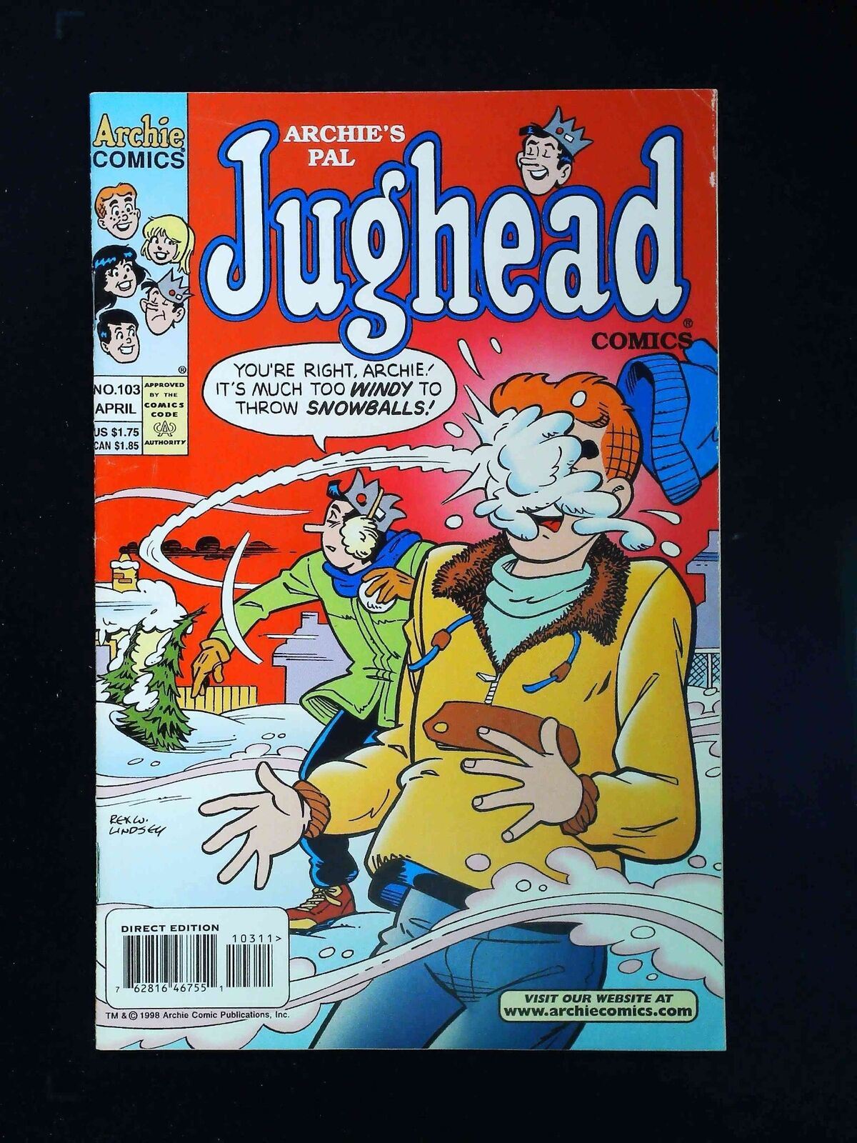 Jughead #103 (2Nd Series) Archie Comics 1998 Vf+