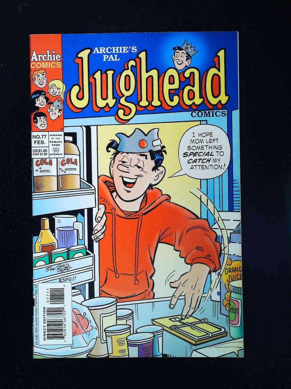 Jughead #77 (2Nd Series) Archie Comics 1996 Vf+