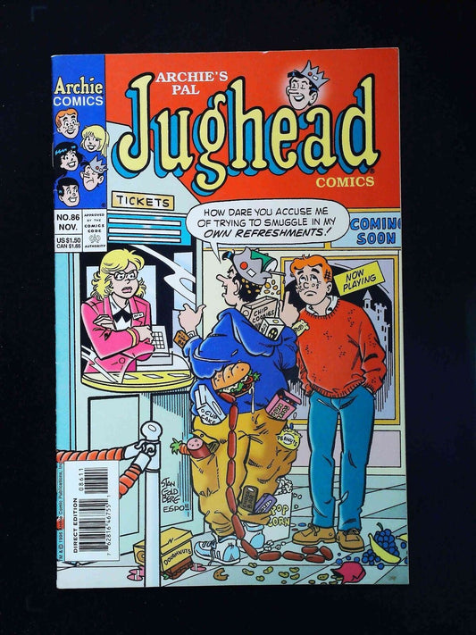 Jughead #86 (2Nd Series) Archie Comics 1996 Vf+