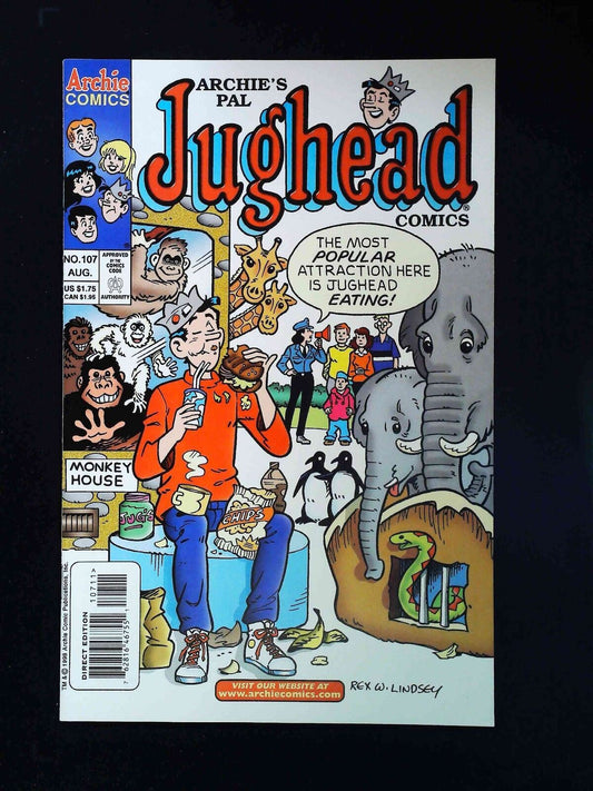 Jughead #107 (2Nd Series) Archie Comics 1998 Vf/Nm