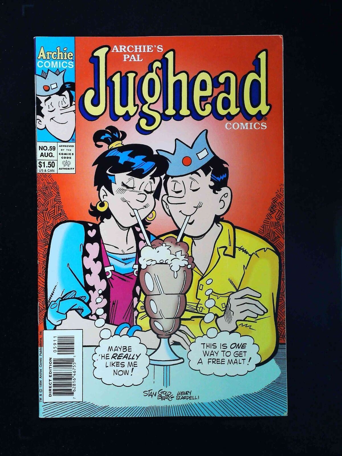 Jughead #59 (2Nd Series) Archie Comics 1994 Vf+