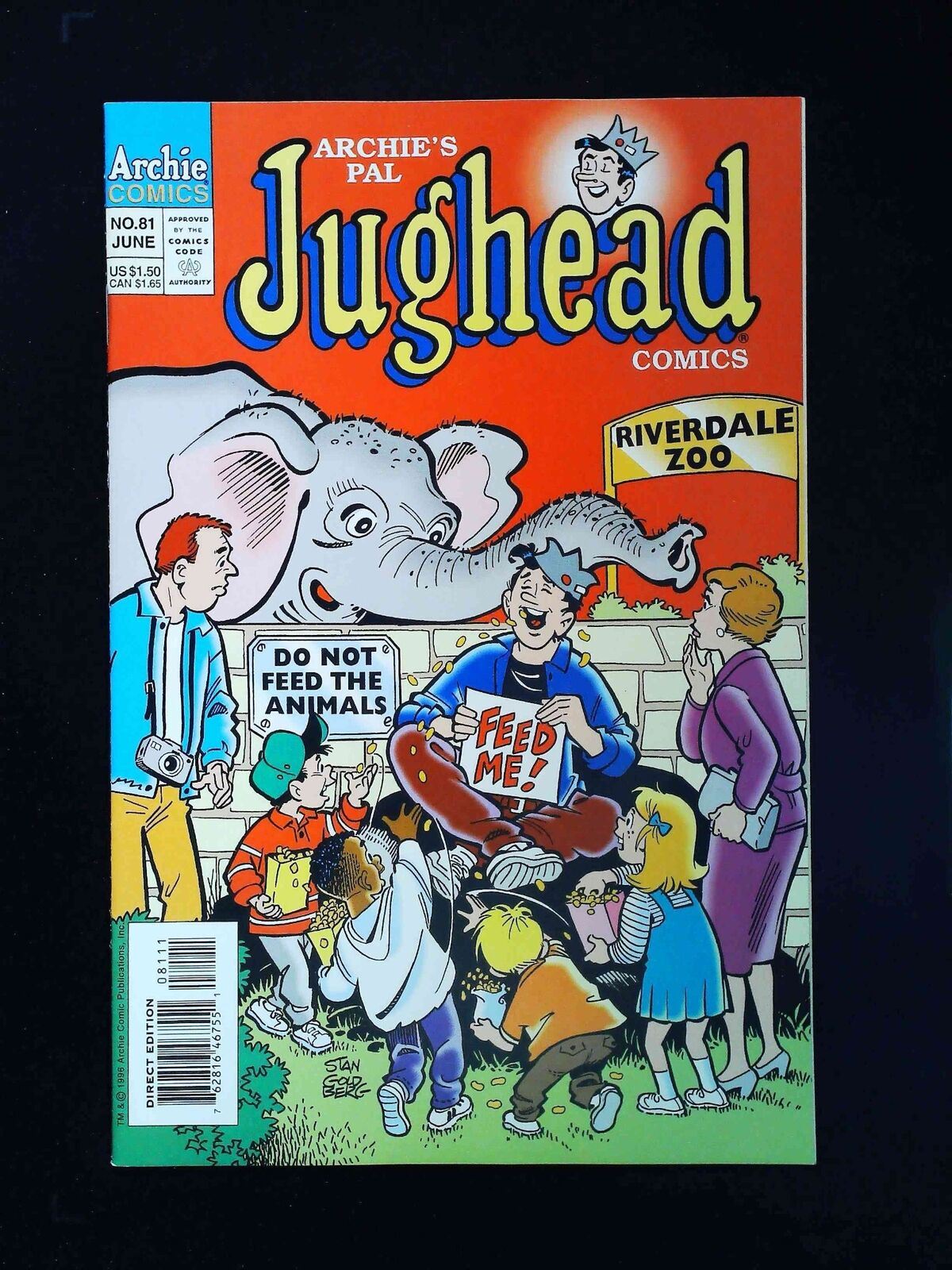 Jughead #81 (2Nd Series) Archie Comics 1996 Vf+