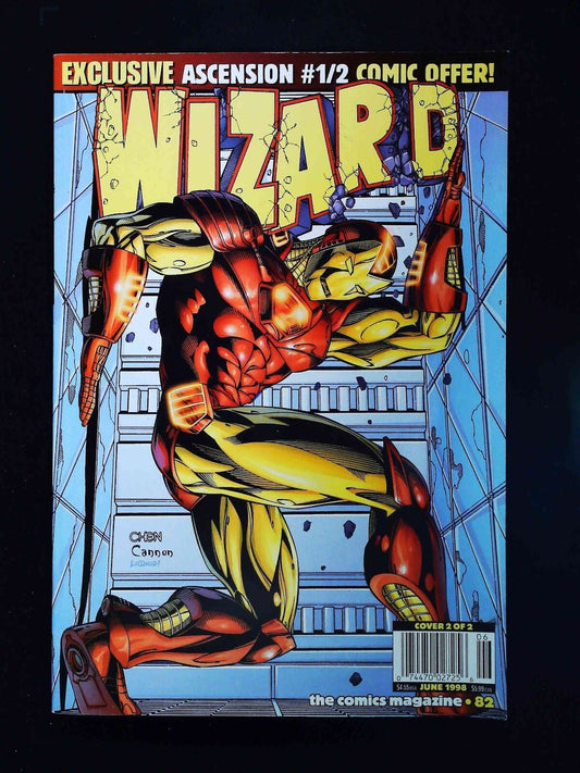 Wizard Magazine #82Au    1999 Nm Newsstand Unsealed Iron Man