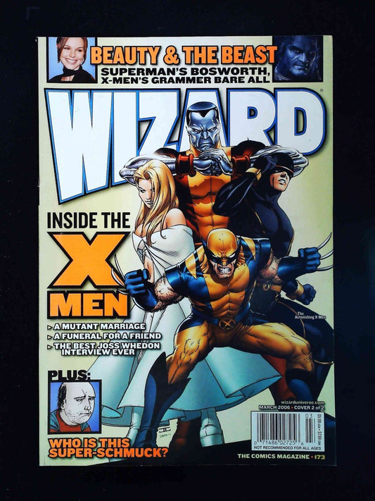 Wizard Magazine #173B    2006 Vf+ Newsstand Astonishing X-Men By Cassaday