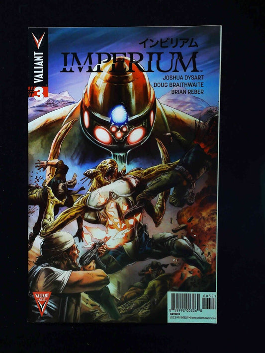 Imperium #3B  Valiant Comics 2015 Nm  Braithwaite Variant