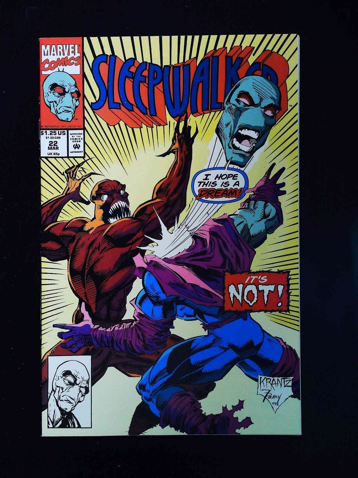 Sleepwalker #22  Marvel Comics 1993 Vf+