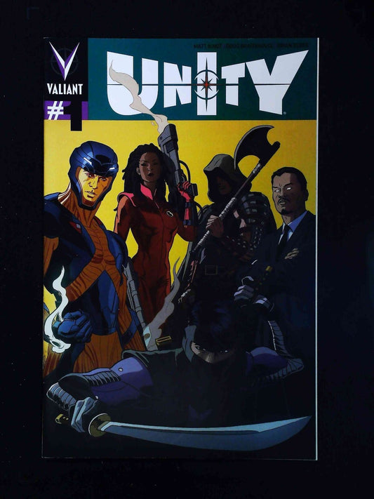 Unity #1D  Valiant Comics 2013 Vf+  Rivera Kindt Braithwaite Variant