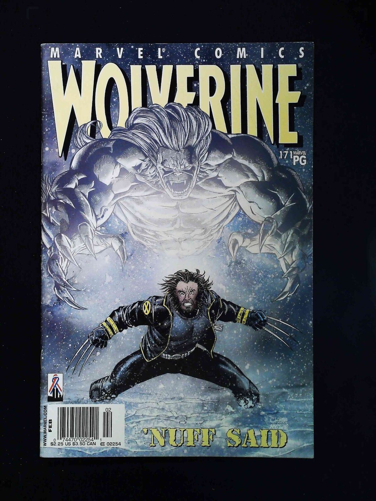 Wolverine #171  Marvel Comics 2002 Vf+ Newsstand