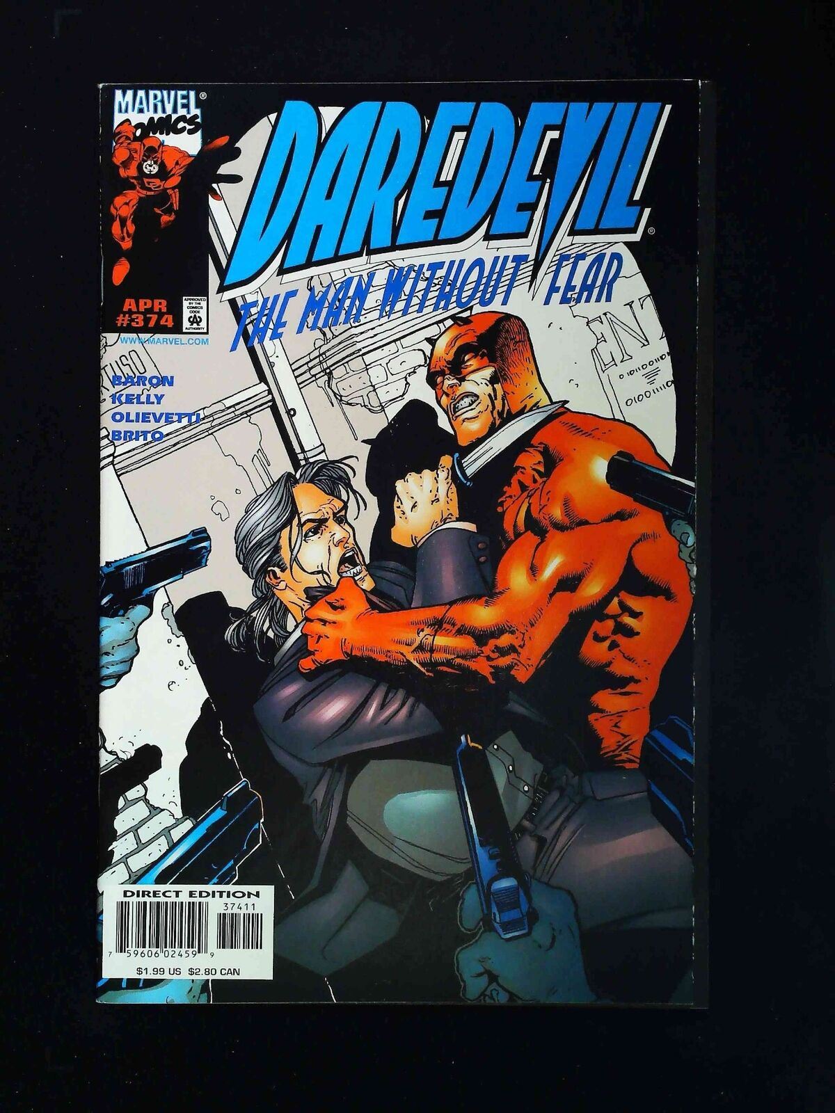 Daredevil #374  Marvel Comics 1998 Vf+