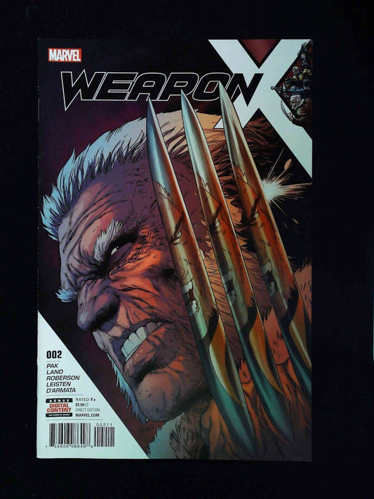 Weapon #2  Marvel Comics 2017 Vf/Nm