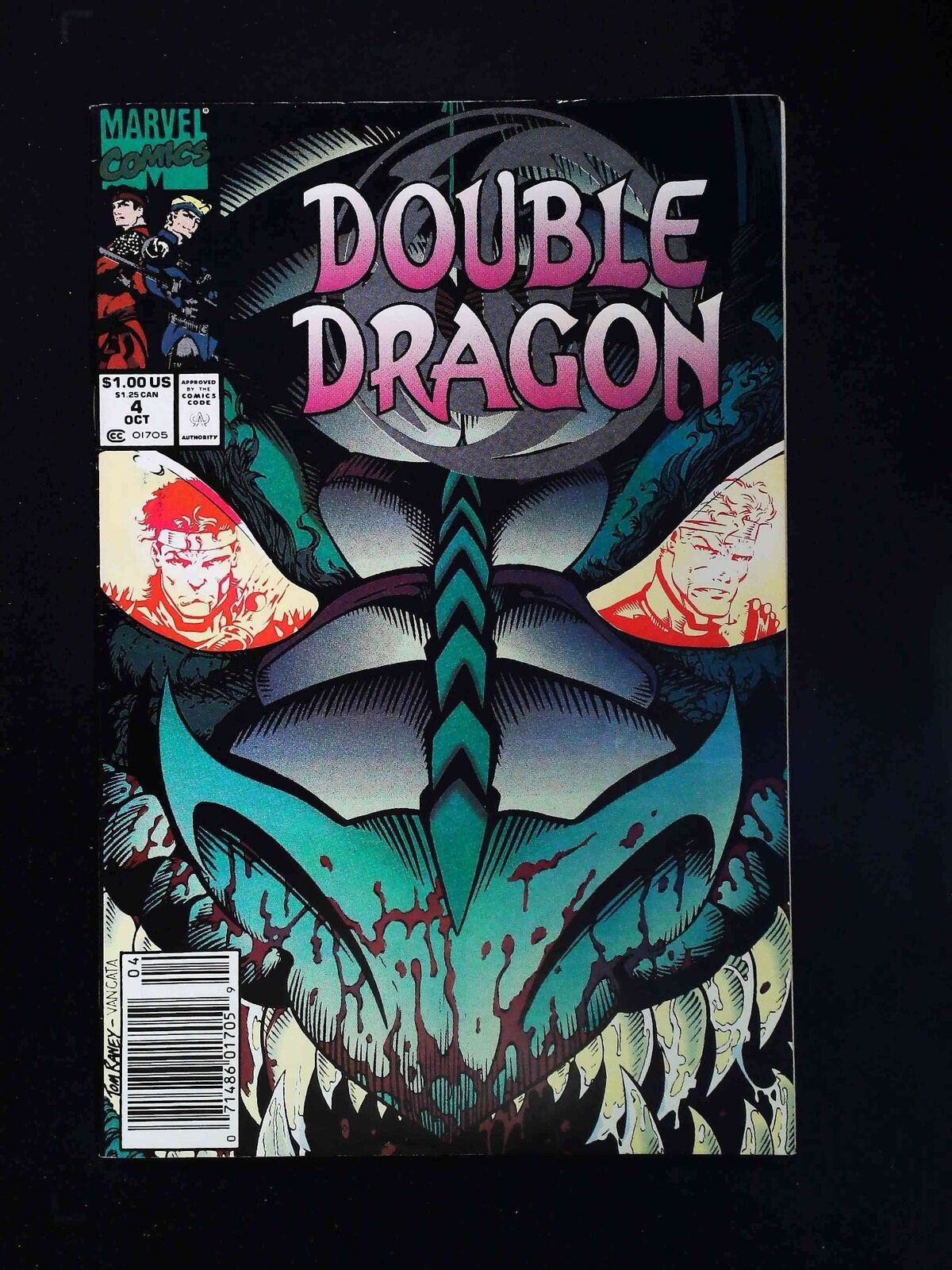 Double Dragon #4  Marvel Comics 1991 Vf+ Newsstand