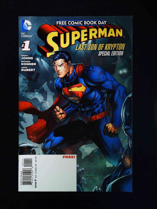 Superman Last Son Of Krypton Fcbd #1  Dc Comics 2013 Vf+