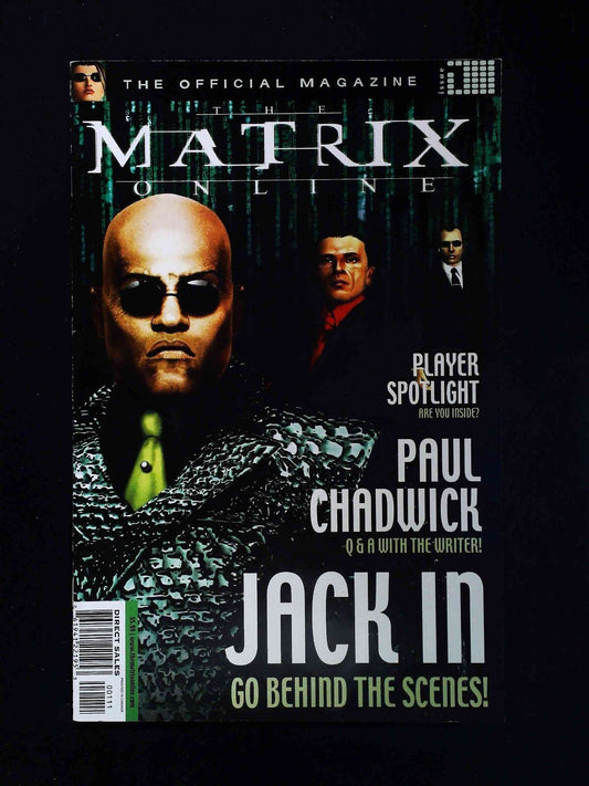 Matrix Online: The Official Magazine  #1  Dc Comics 2005 Vf+