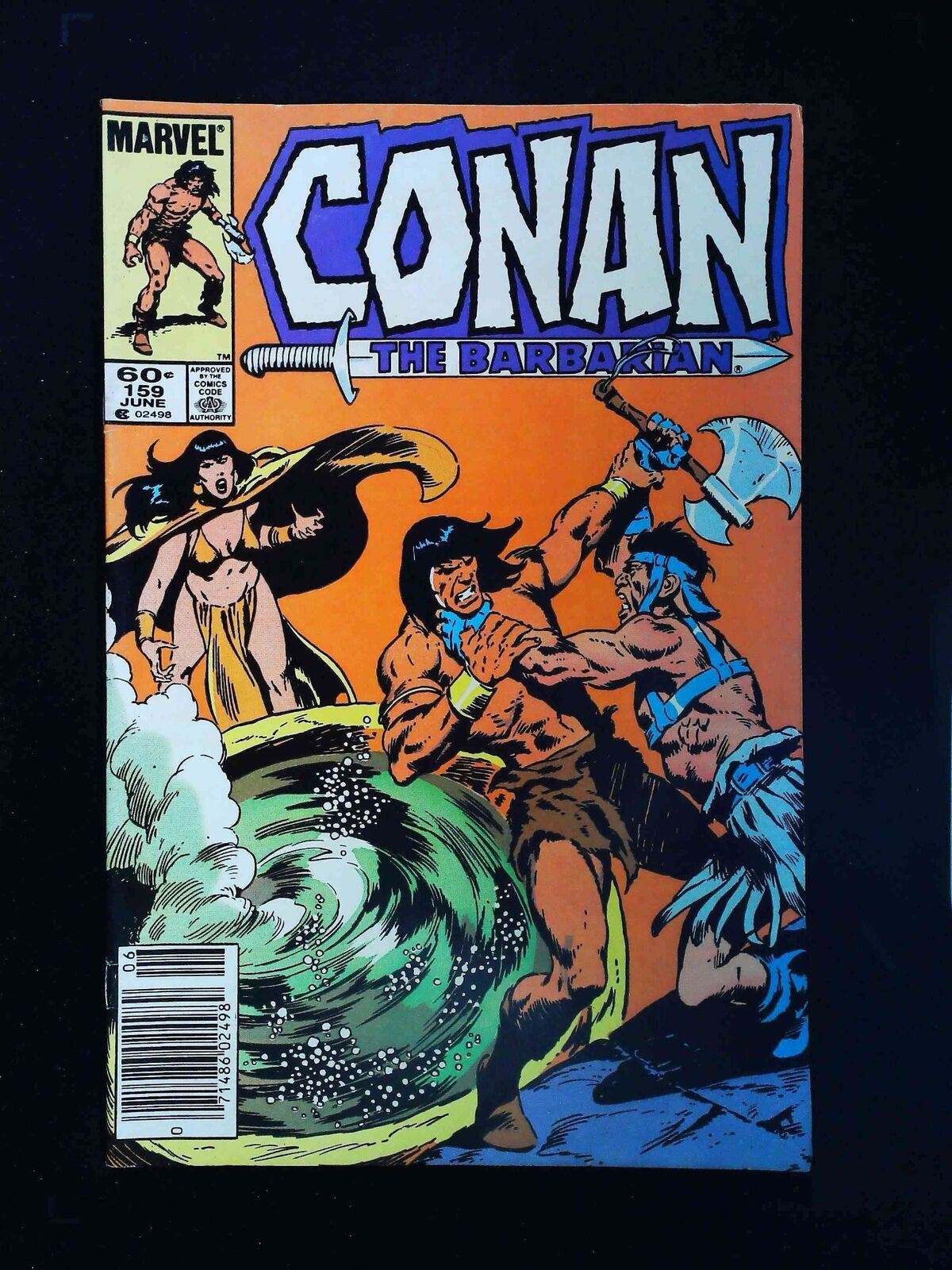 Conan The Barbarian #159  Marvel Comics 1984 Vf- Newsstand