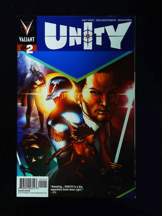 Unity  #2B  Valiant Comics 2013 Vf/Nm  Feroman Variant