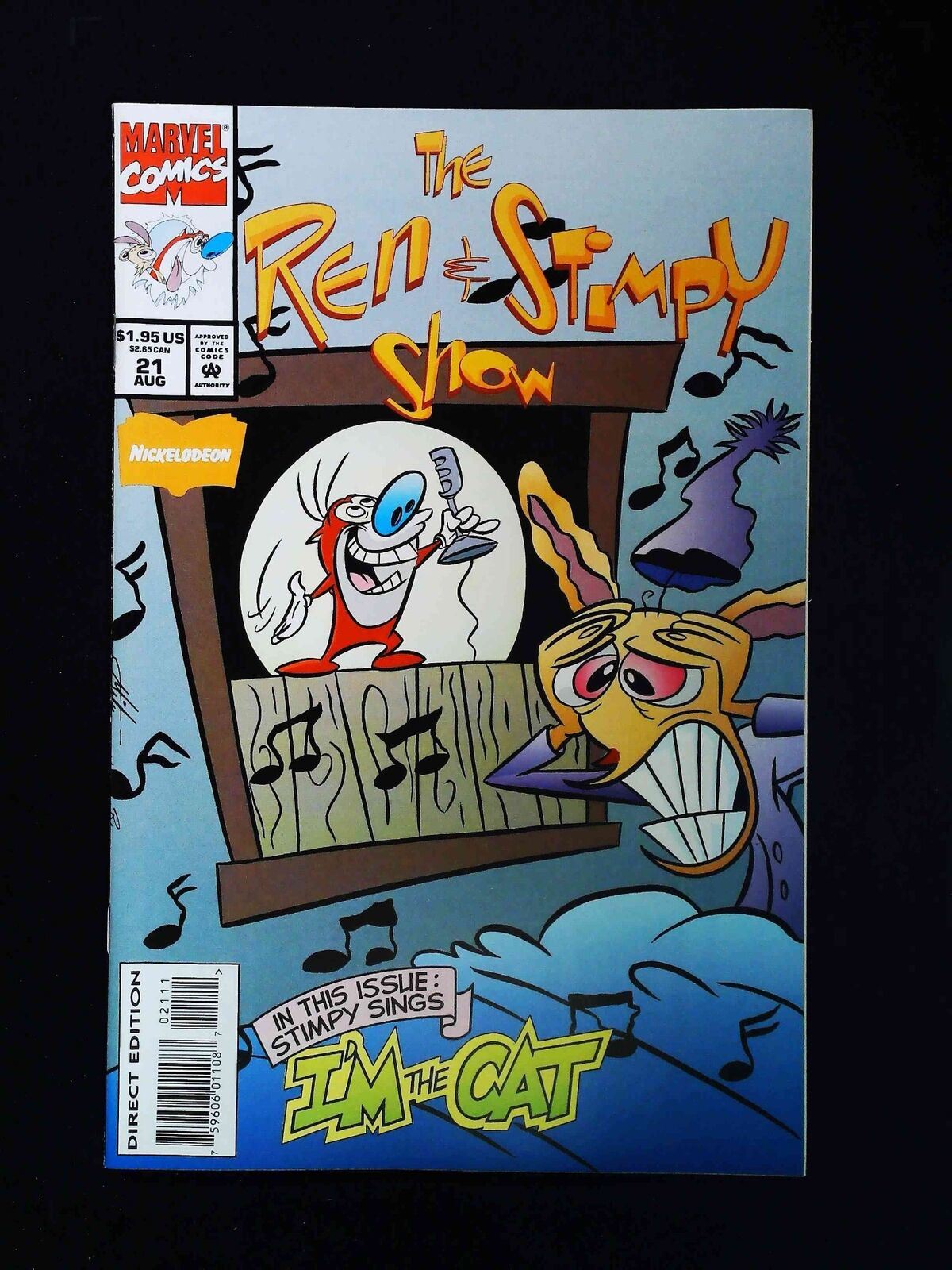 Ren And Stimpy Show  #21  Marvel Comics 1994 Nm-