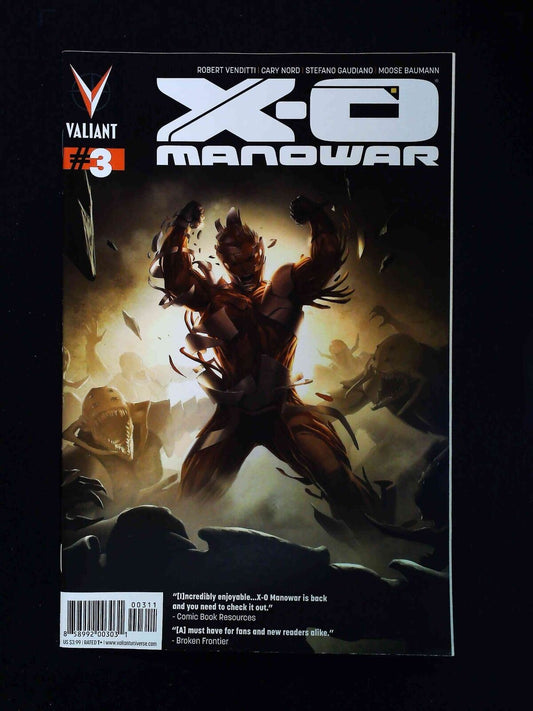 X-O Manowar  #3 (3Rd Series) Valiant Comics 2012 Vf/Nm
