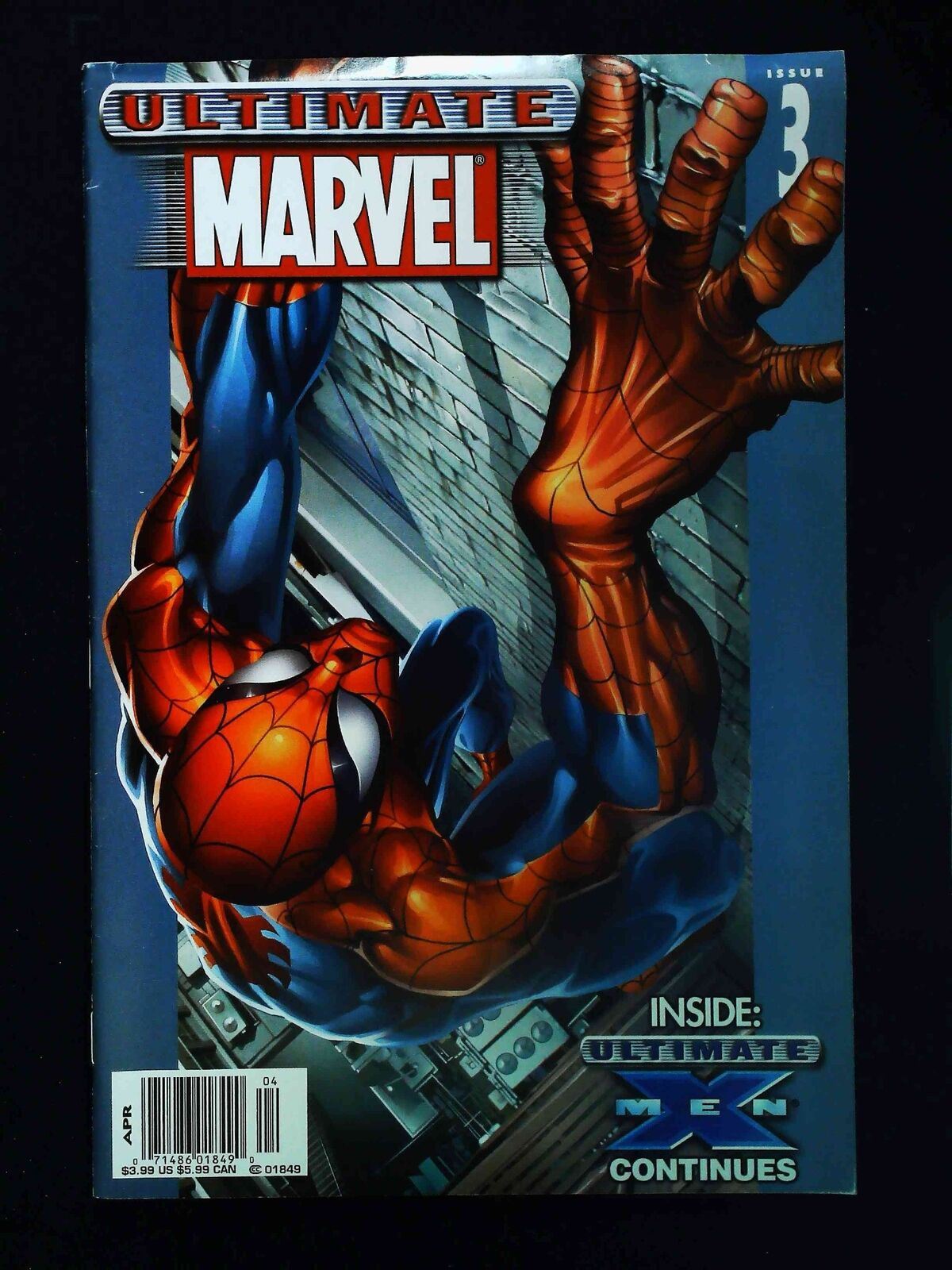 Ultimate Marvel Magazine #3  Marvel Comics 2001 Vf- Newsstand