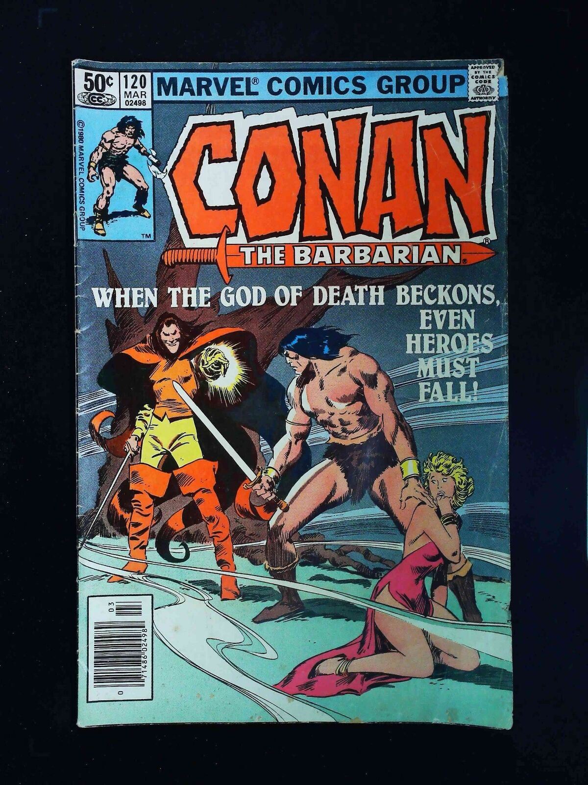 Conan The Barbarian #120  Marvel Comics 1981 Vg/Fn Newsstand