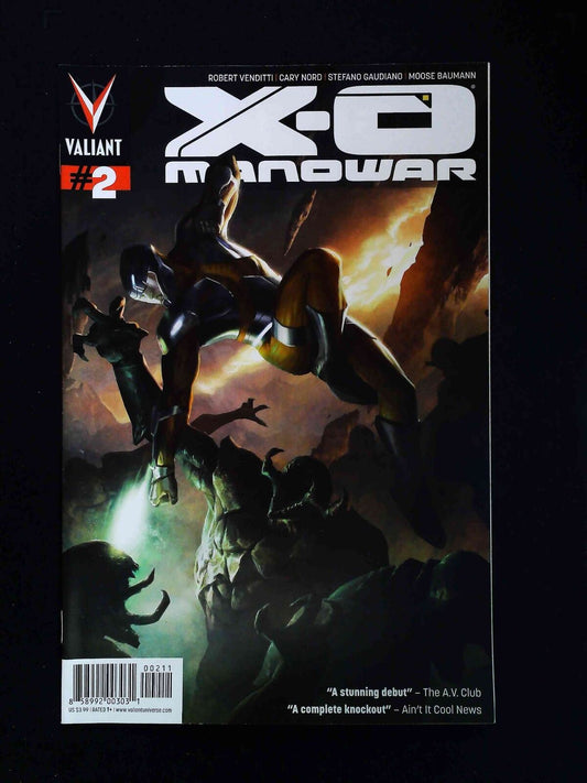 X-O Manowar  #2 (3Rd Series) Valiant Comics 2012 Vf/Nm