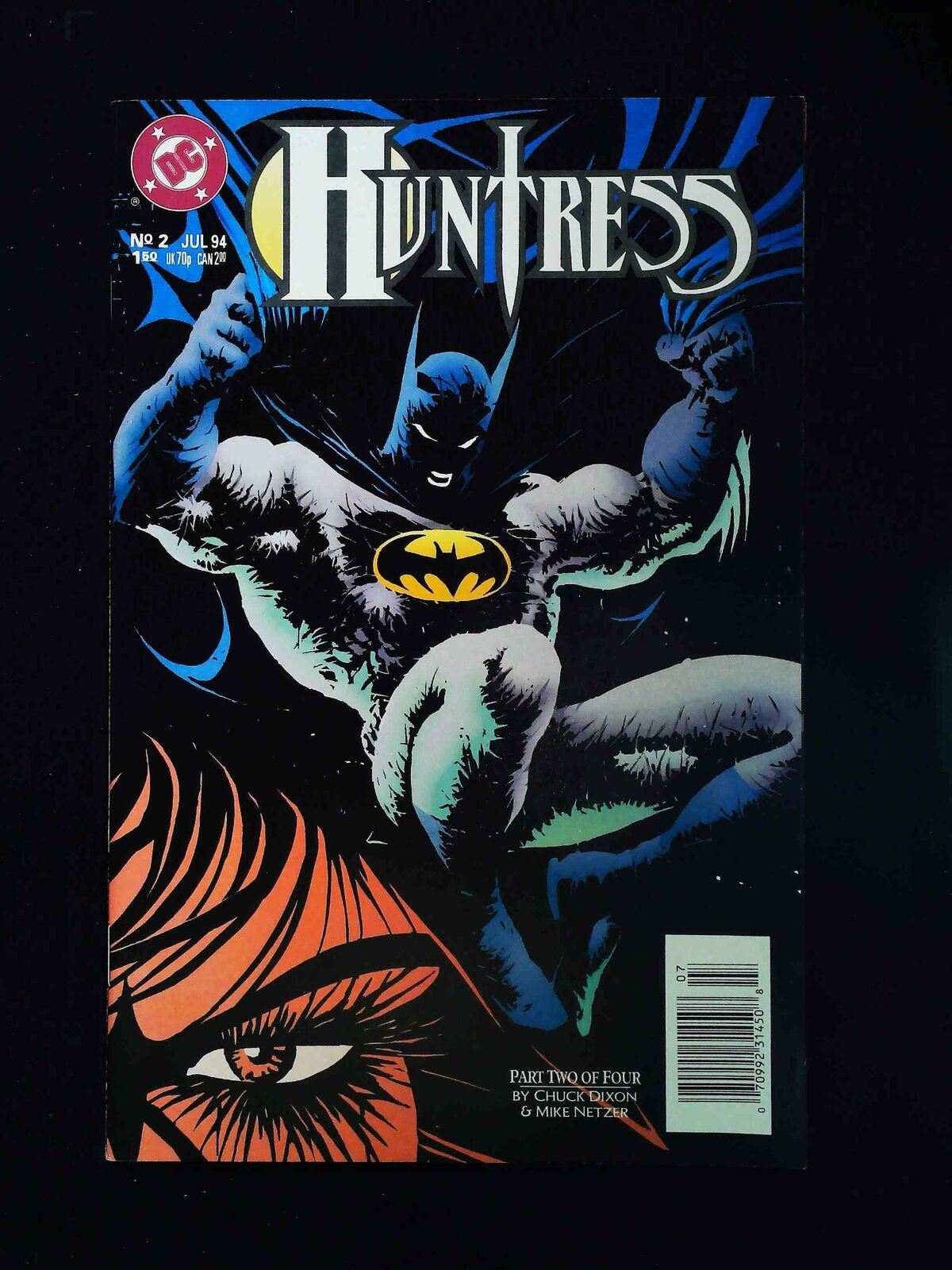 Huntress #2 (2Nd Series) Dc Comics 1994 Vf/Nm Newsstand