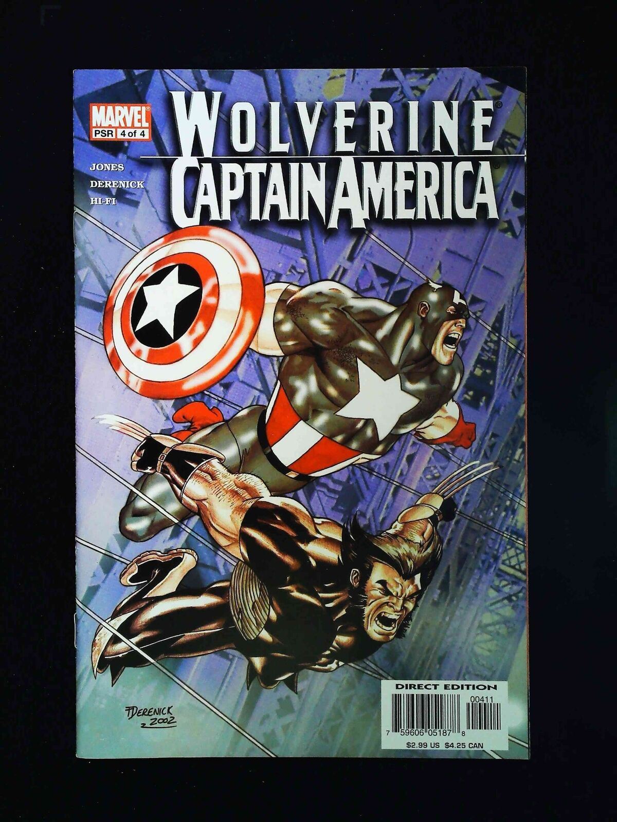 Wolverine Captain America #4  Marvel Comics 2004 Vf/Nm