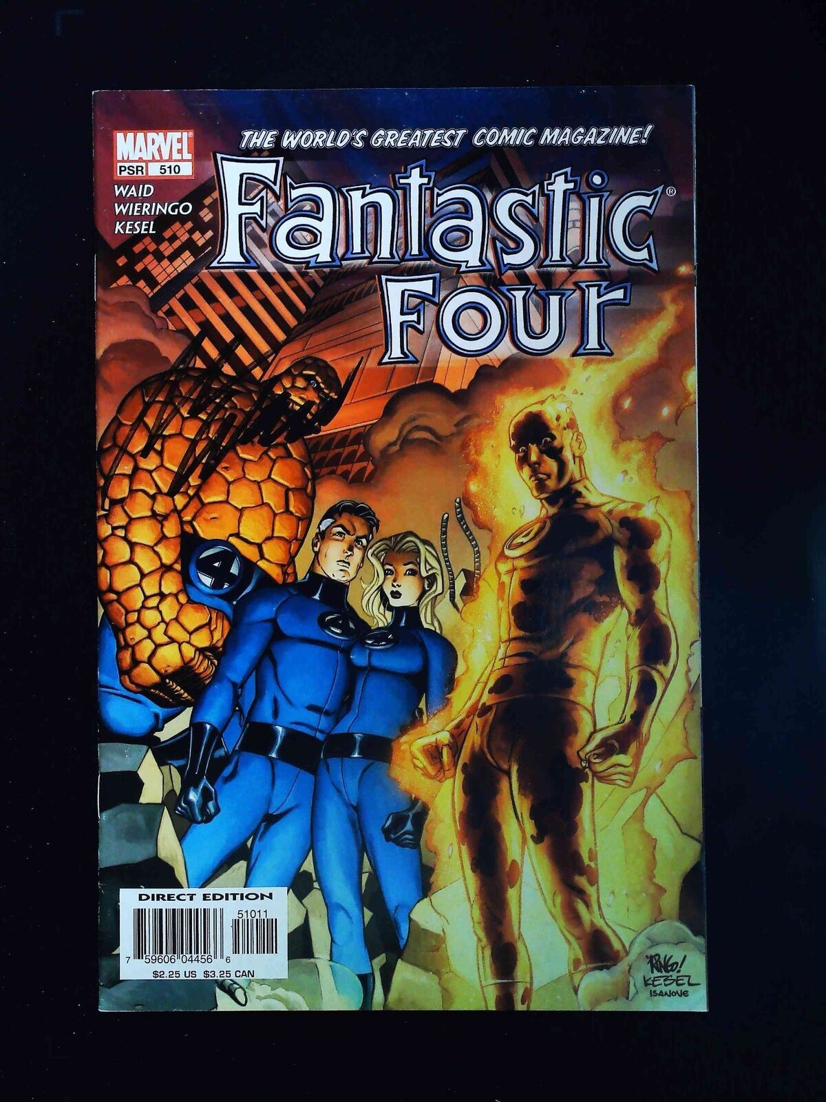 Fantastic Four #510 (3Rd Series) Marvel Comics 2004 Nm-  Signed By Mark Waid