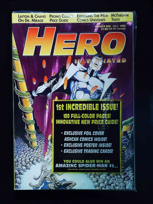 Hero Illustrated #1P  Warrior Publications Comics 1993 Nm+  With Polybagged