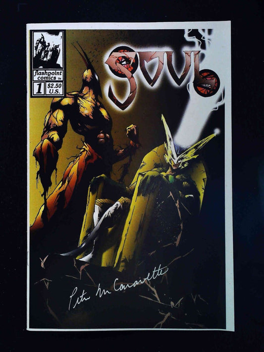 Soul #1  Flashpoint Comics 1994 Nm  Signed By Peter Caravette