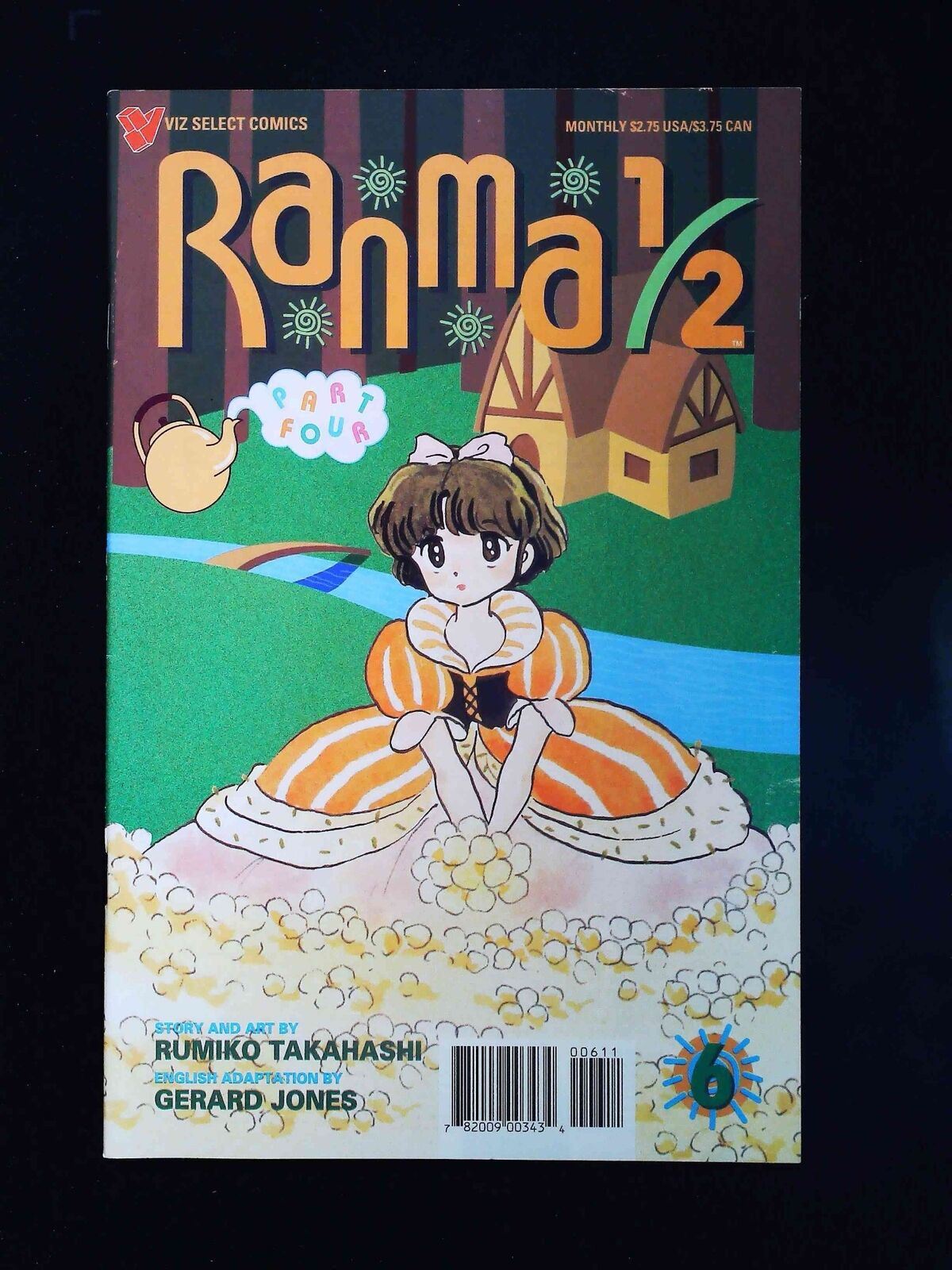 Ranma 1/2 Part 04 #6  Viz Comics 1995 Nm-