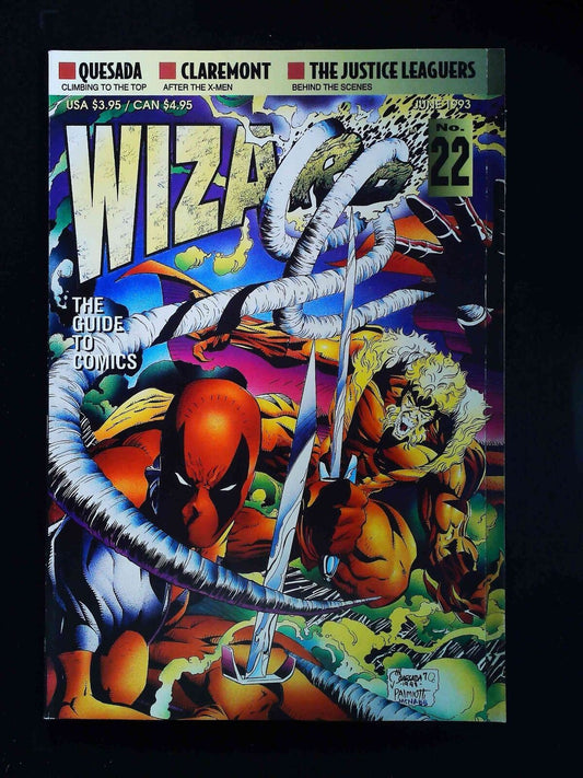 Wizard The Comics Magazine #22U  Wizard Comics 1993 Vf/Nm  Not Polybagged