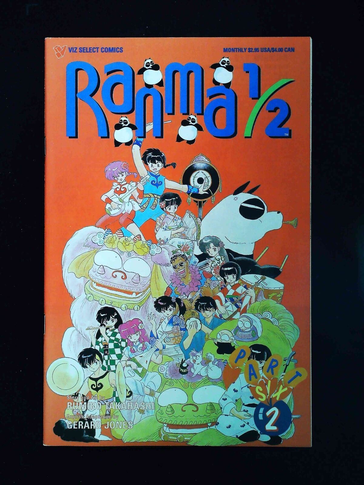 Ranma 1/2 Part 06 #2  Viz Comics 1997 Vf/Nm