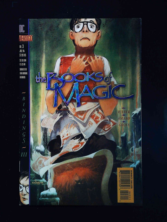 Book Of Magic #3  Dc/Vertigo Comics 1994 Vf+