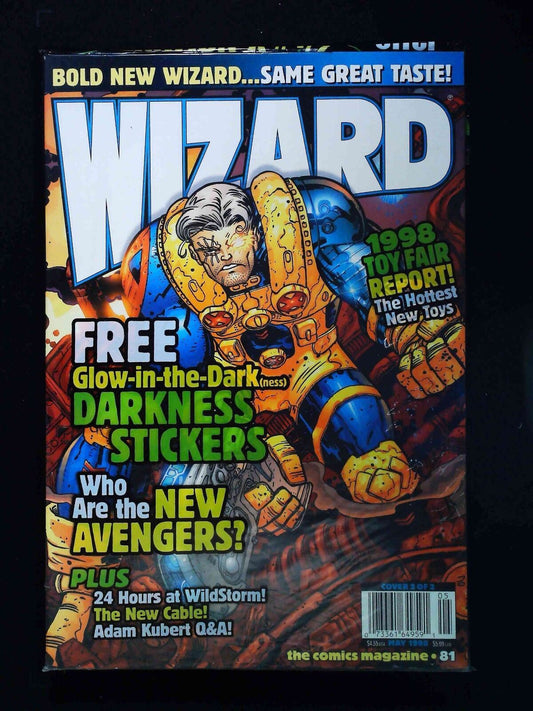 Wizard The Comics Magazine #81Bu 1999 Vf/Nm Newsstand Cable Unsealed