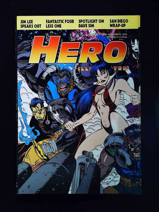 Hero Illustrated #5  Warrior Publications Comics 1993 Vf+