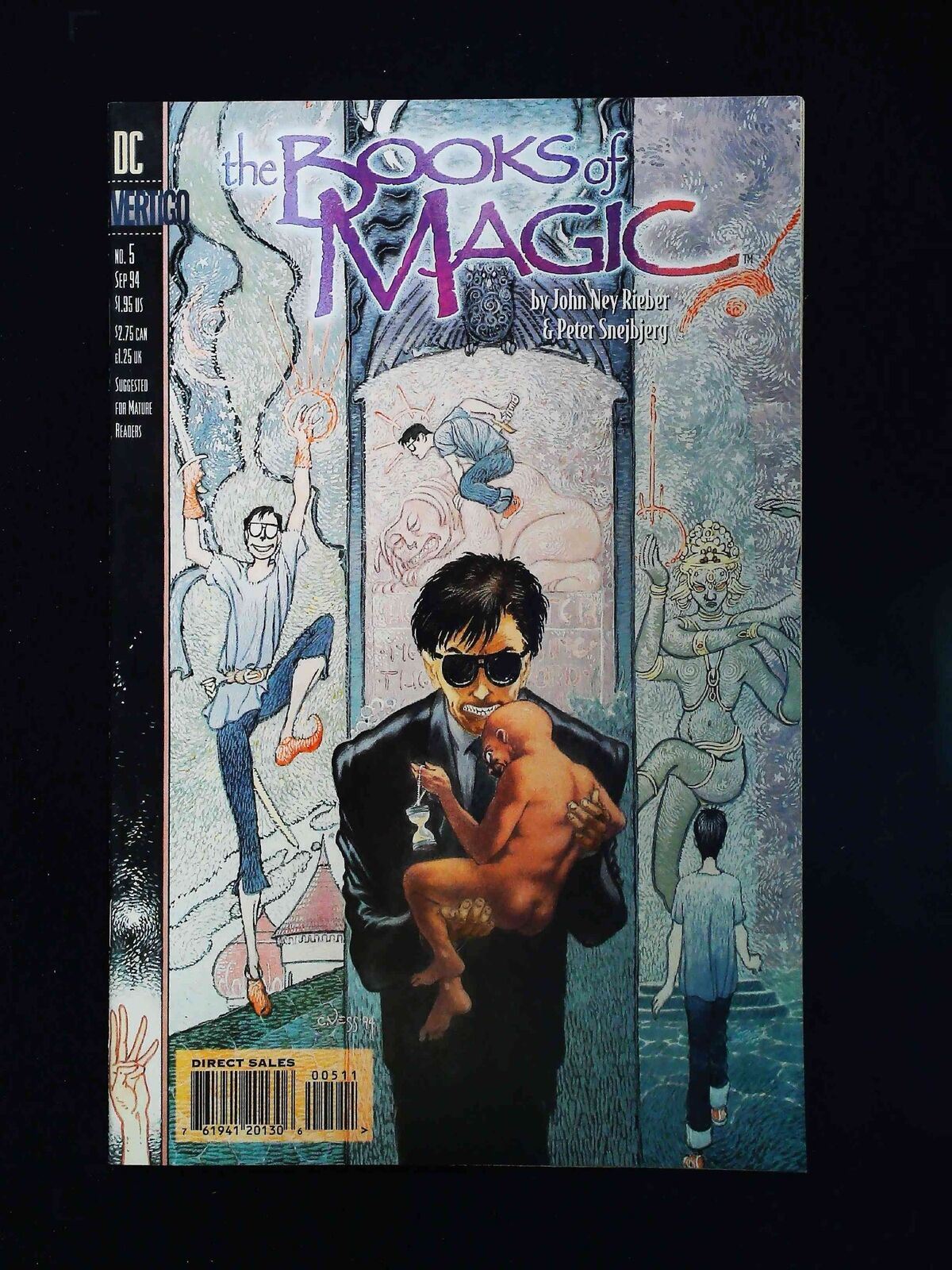 Book Of Magic #5  Dc/Vertigo Comics 1994 Nm-