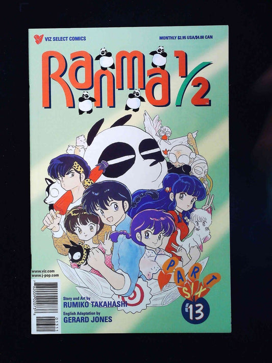 Ranma 1/2 Part 06 #13  Viz Comics 1998 Vf/Nm