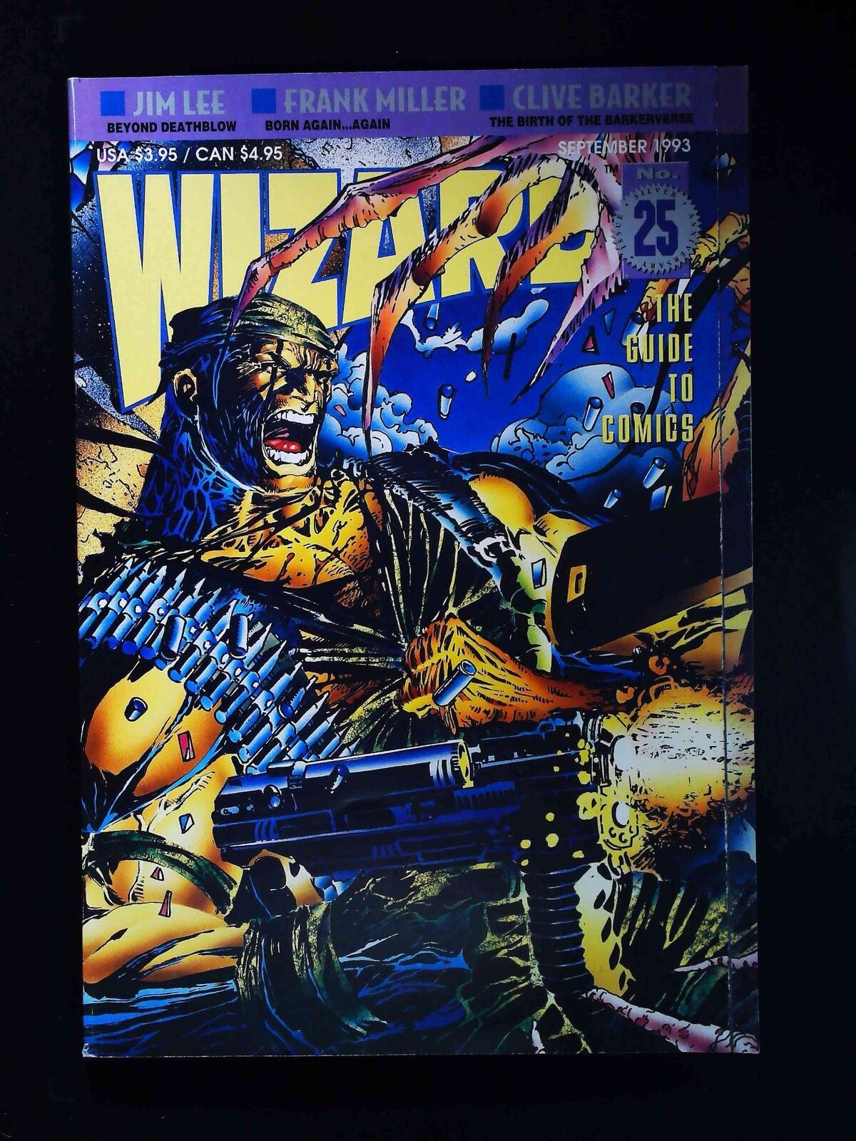 Wizard The Comics Magazine #25U  Wizard Comics 1993 Vf/Nm  Not Polybagged