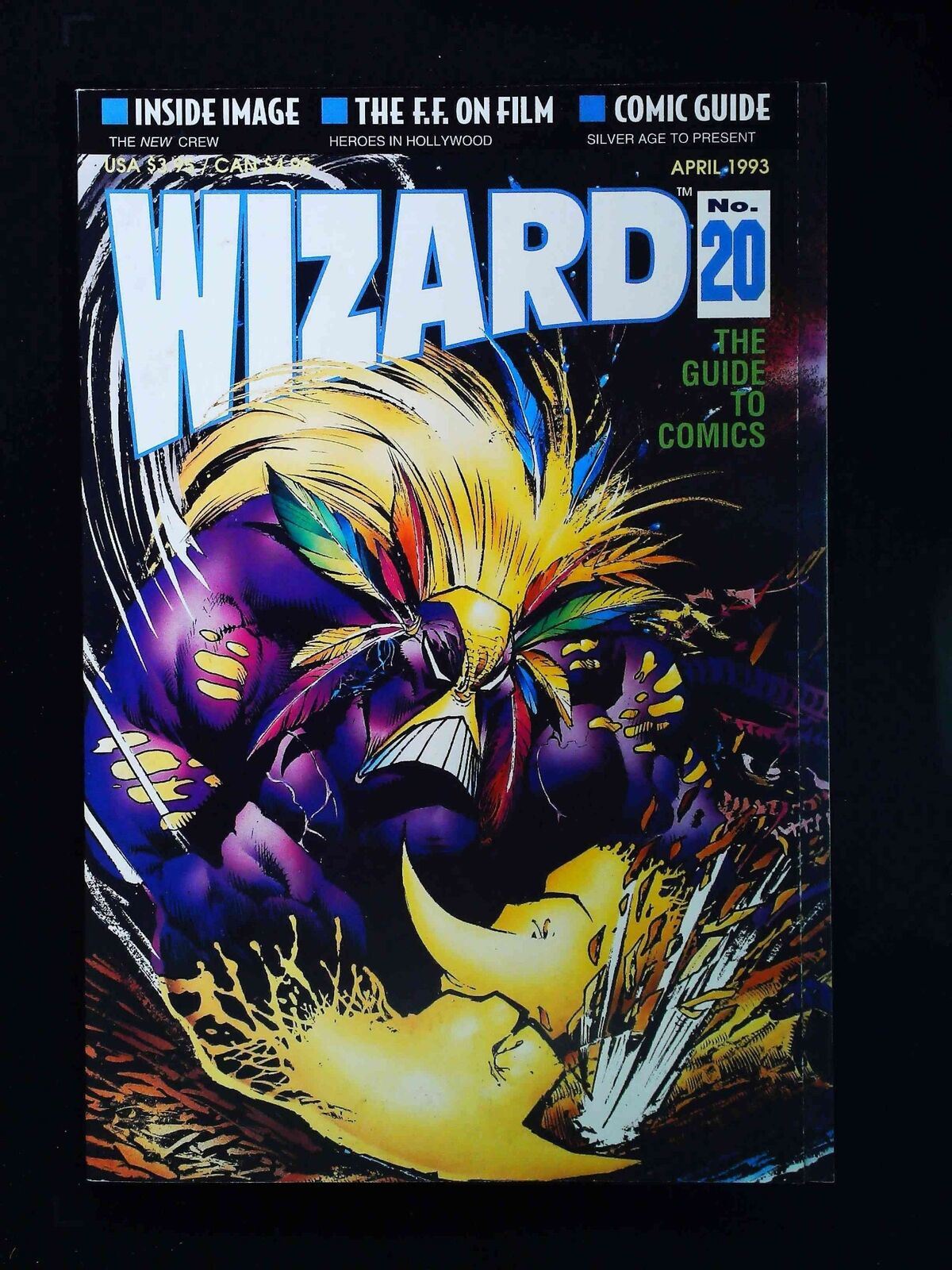 Wizard The Comics Magazine #20U  Wizard Comics 1993 Vf/Nm  Not Polybagged